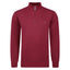 Gabicci Classic Quarter Zip Sweat - Rouge