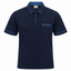 Gabicci X06 Seasonal Patterned Polo Shirt - Navy