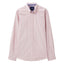 Crew Clothing Anders Twin Stripe Long Sleeve Oxford Shirt - Rose Pristine