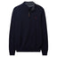 Crew Clothing Classic Half Zip Knit Jumper - Navy