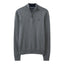 Crew Clothing Classic Half Zip Knit Jumper - Grey Marl