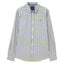 Crew Clothing Tattersall Twill Check Long Sleeve Shirt - Steel Blue Pristine