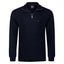 Gabicci Pattern Front Knit Quarter Zip - Navy