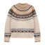 Joules Womens Charlie Knitted Patter Sweatshirt - Cream