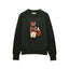 Joules Womens Jonty Fox Knitted Sweatshirt - Green
