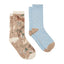Joules Womens Everyday 2 Pack Socks - Oat Woodland