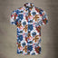 Lizard King Painterly Print Short Sleeve Shirt