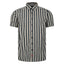Lizard King Digital Stripe Print Short Sleeve Shirt