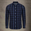 Lizard King Navy Check Long Sleeve Shirt