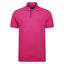 Peter Gribby Short Sleeve Solid Colour Pique Polo - Magenta