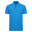 Peter Gribby Short Sleeve Solid Colour Pique Polo - Teal