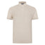 Peter Gribby Short Sleeve Knitted Polo Shirt - Natural