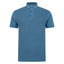 Peter Gribby Short Sleeve Knitted Polo Shirt - Teal