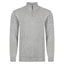 Peter Gribby Lambswool Mix Nep 1/4 Zip - Pebble