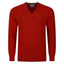 Peter Gribby V Neck Lambswool Sweater - Copper