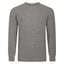 Peter Gribby Mens Ribbed Crew Neck Jumper - Mink