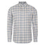 Peter Gribby Long Sleeve Cream Check Shirt - Cream