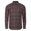 Peter Gribby Long Sleeve Wine Check Shirt
