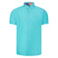 Peter Gribby Short Sleeve Linen Rich Shirt - Aqua