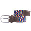 Swole Panda Rainbow ZigZag Woven Belt