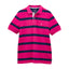 Joules Mens Woody Stripe Polo Shirt - Pink/Blue