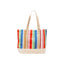 Joules Womens Promenade Canvas Tote Bag - Multi Stripe