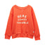 Joules Girls Sundaze Sweat Top - Orange