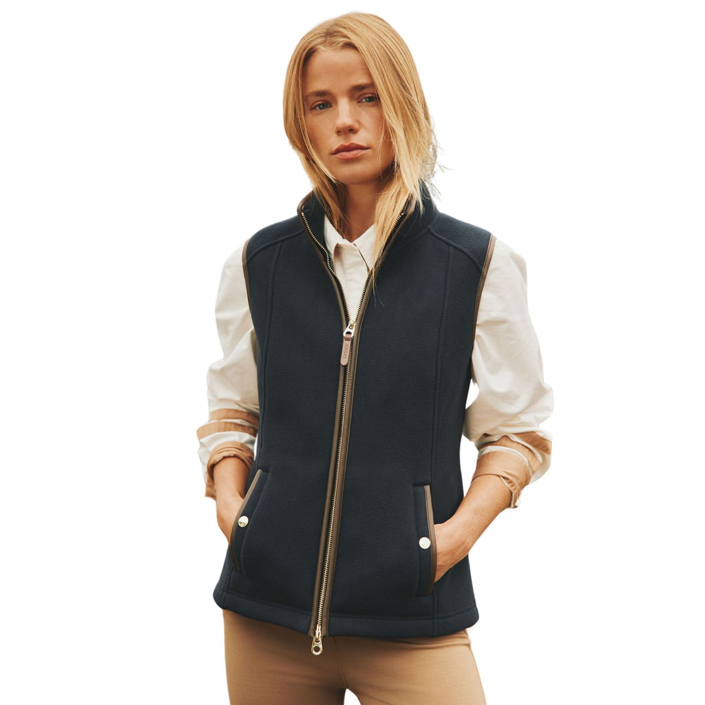 Joules Womens Heritage Gilet - Navy Blue