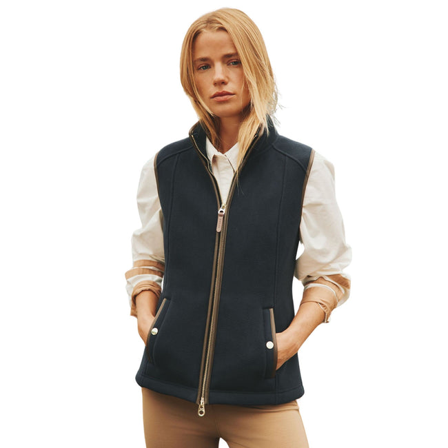 Joules Womens Heritage Gilet - Navy Blue Main Image