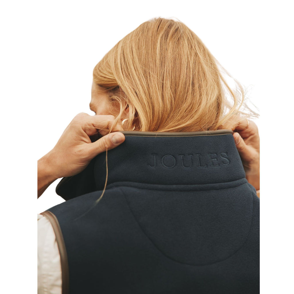 Joules Womens Heritage Gilet - Navy Blue