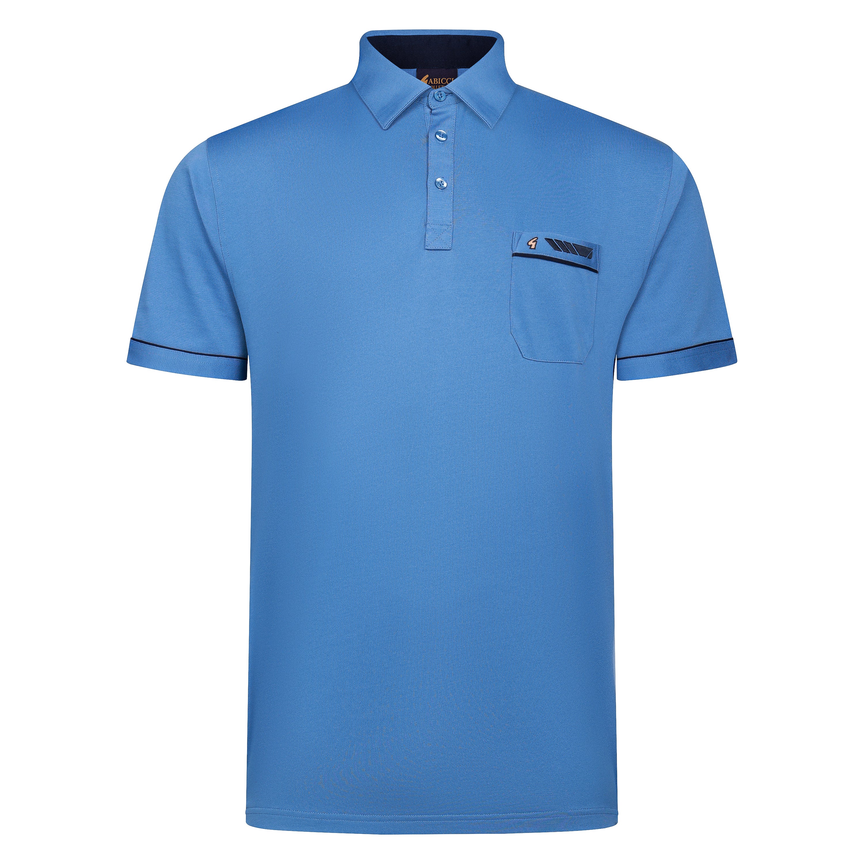 Gabicci Seasonal Pattern Polo Shirt - Delft