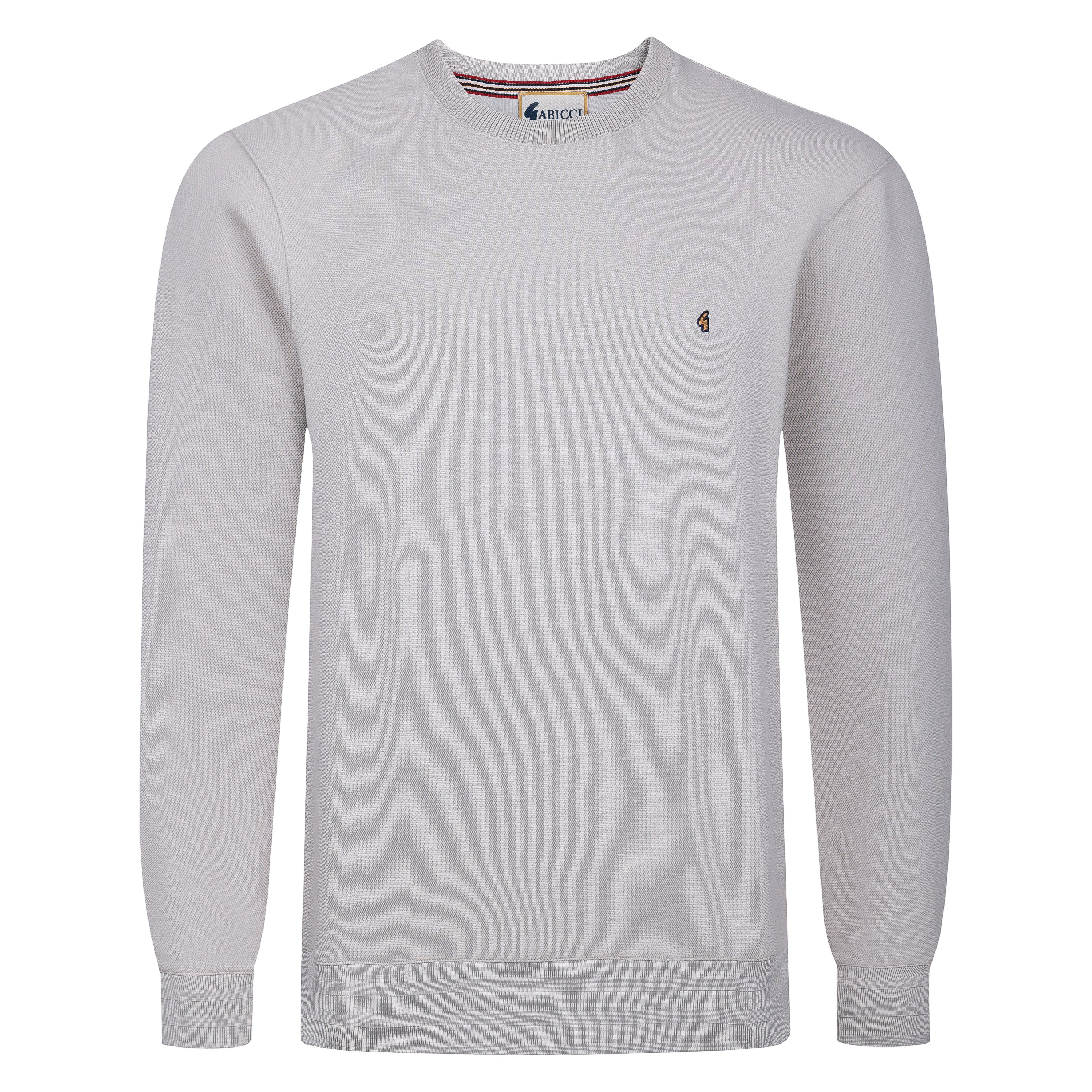 Gabicci Classic Crew Neck Sweat - Cement