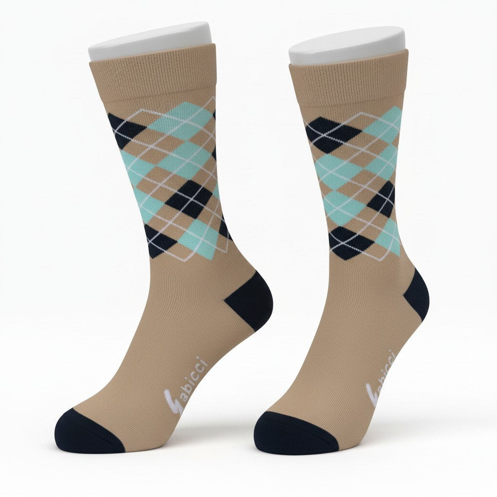 Gabicci Cotton and Micro Modal Sock Sandstone - 3 Pack