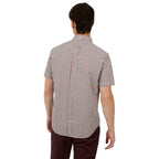 Ben Sherman Short Sleeve Signature House Check Shirt - Red