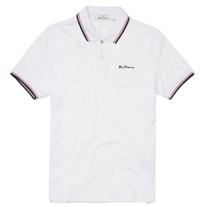 Ben Sherman Signature Pique Polo - White