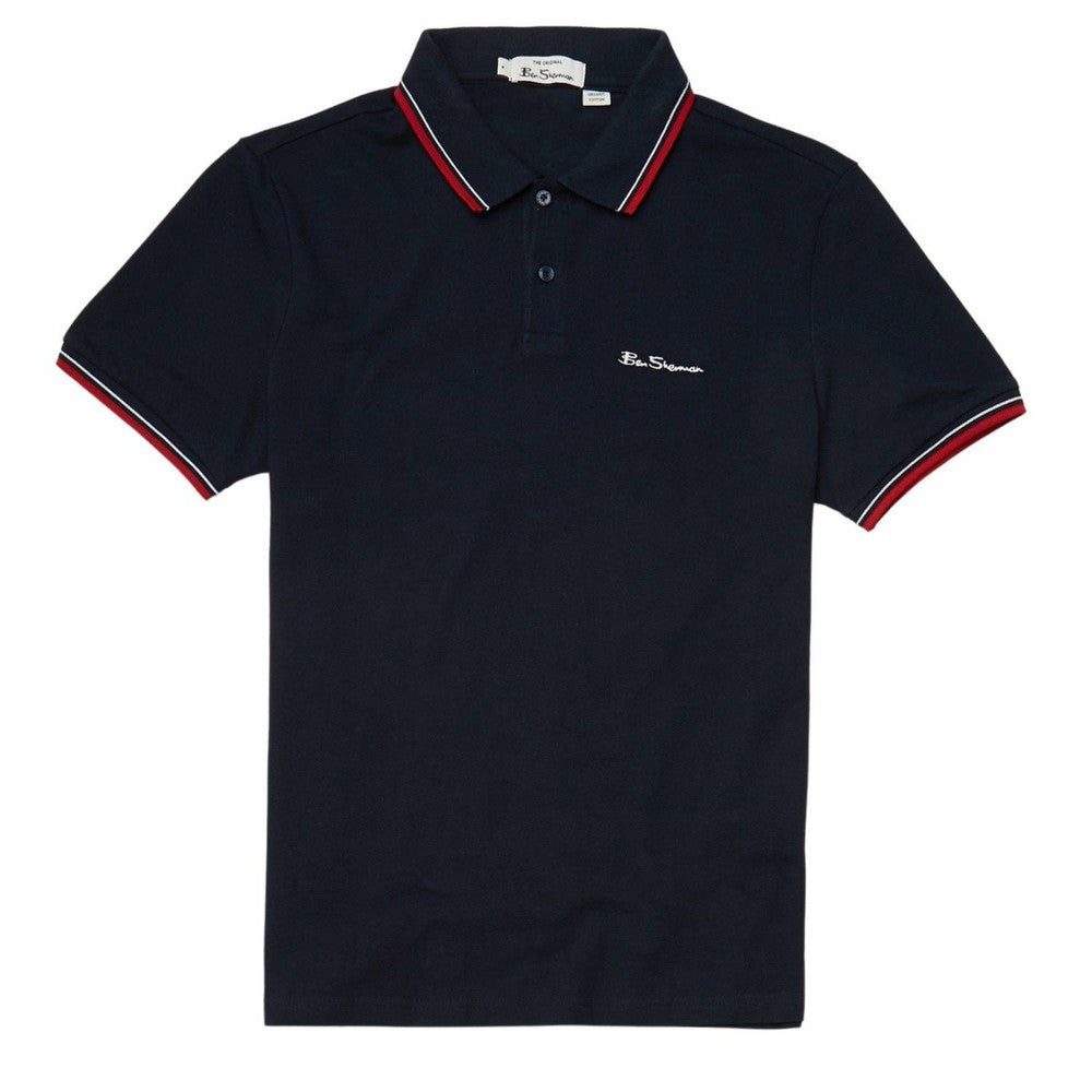 Ben Sherman Signature Pique Polo - Navy