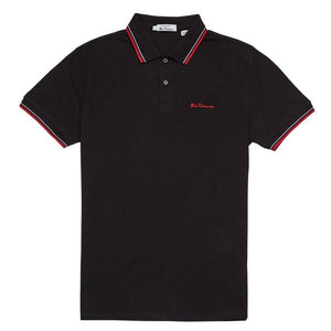 Ben Sherman Signature Pique Polo - Black