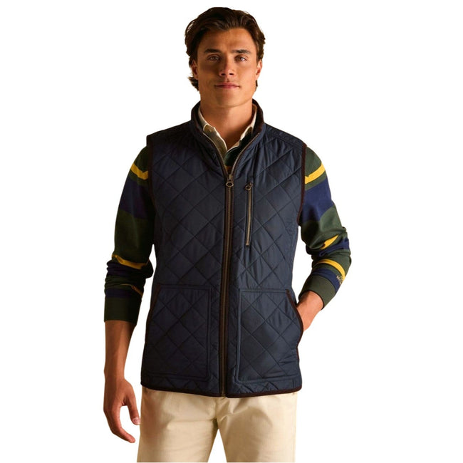 Joules Mens Maynard Gilet - Navy Main Image