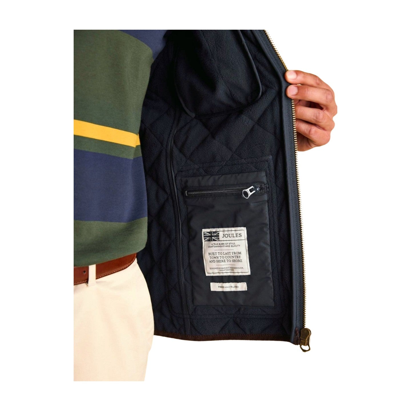 Joules Mens Maynard Gilet - Navy