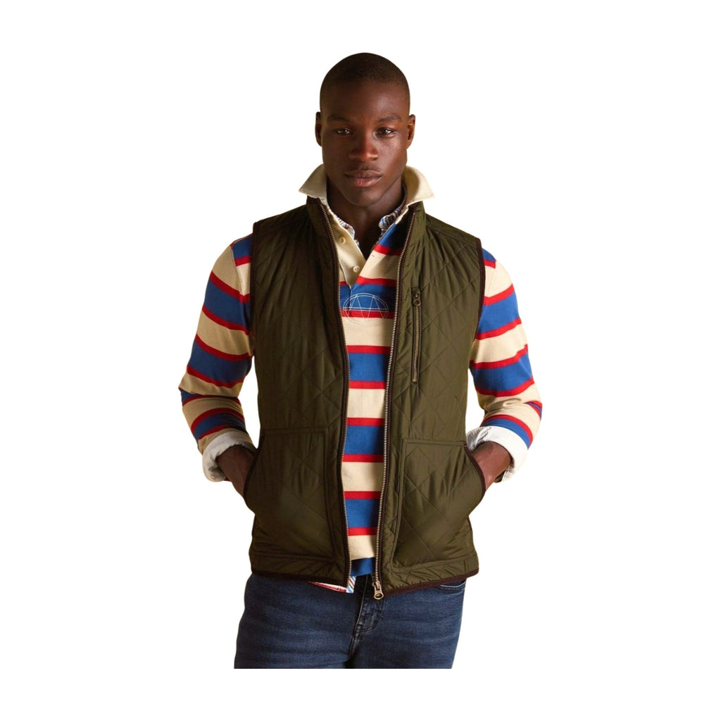 Joules Mens Maynard Gilet - Green