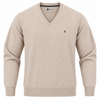Gabicci K01 Seasonal V Neck Jumper - Parchment