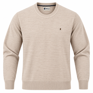 Gabicci K04 Seasonal Crew Neck Jumper - Parchment