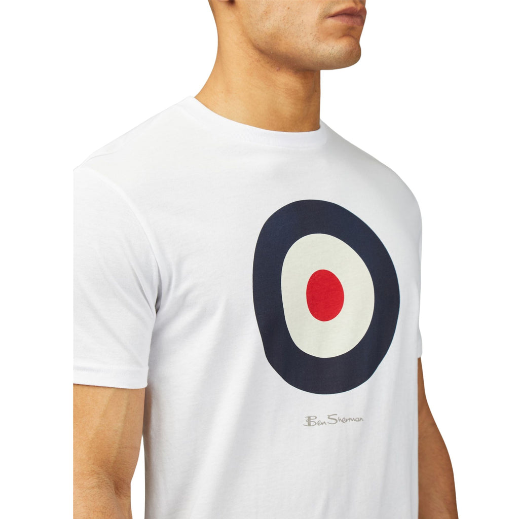 Ben Sherman Signature Target Tee - White