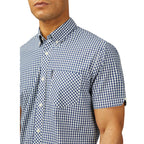 Ben Sherman Short Sleeve Signature Gingham - Dark Blue