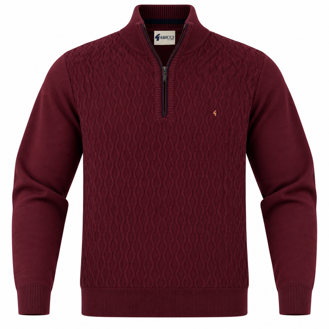 Gabicci M11 Seasonal Jumper - Claret Hover Image