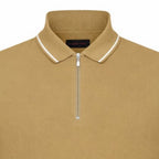 Lizard King Khaki Zipper Polo