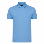 Lizard King Blue Zipper Polo