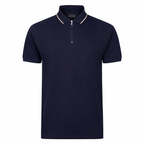 Lizard King Navy Zipper Polo