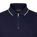 Lizard King Navy Zipper Polo