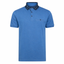 Lizard King Blue Printed Collar Polo Shirt